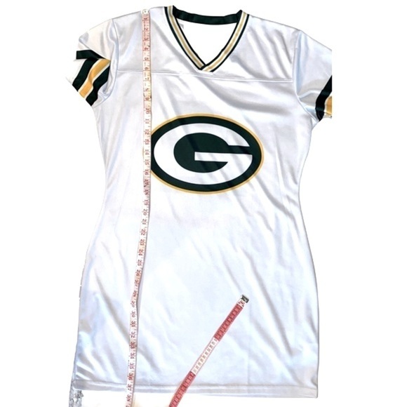 Green Bay Packers Women’s Sexy Jersey Dress - #12 Rodgers Size 3X / US 16 - Picture 7 of 8